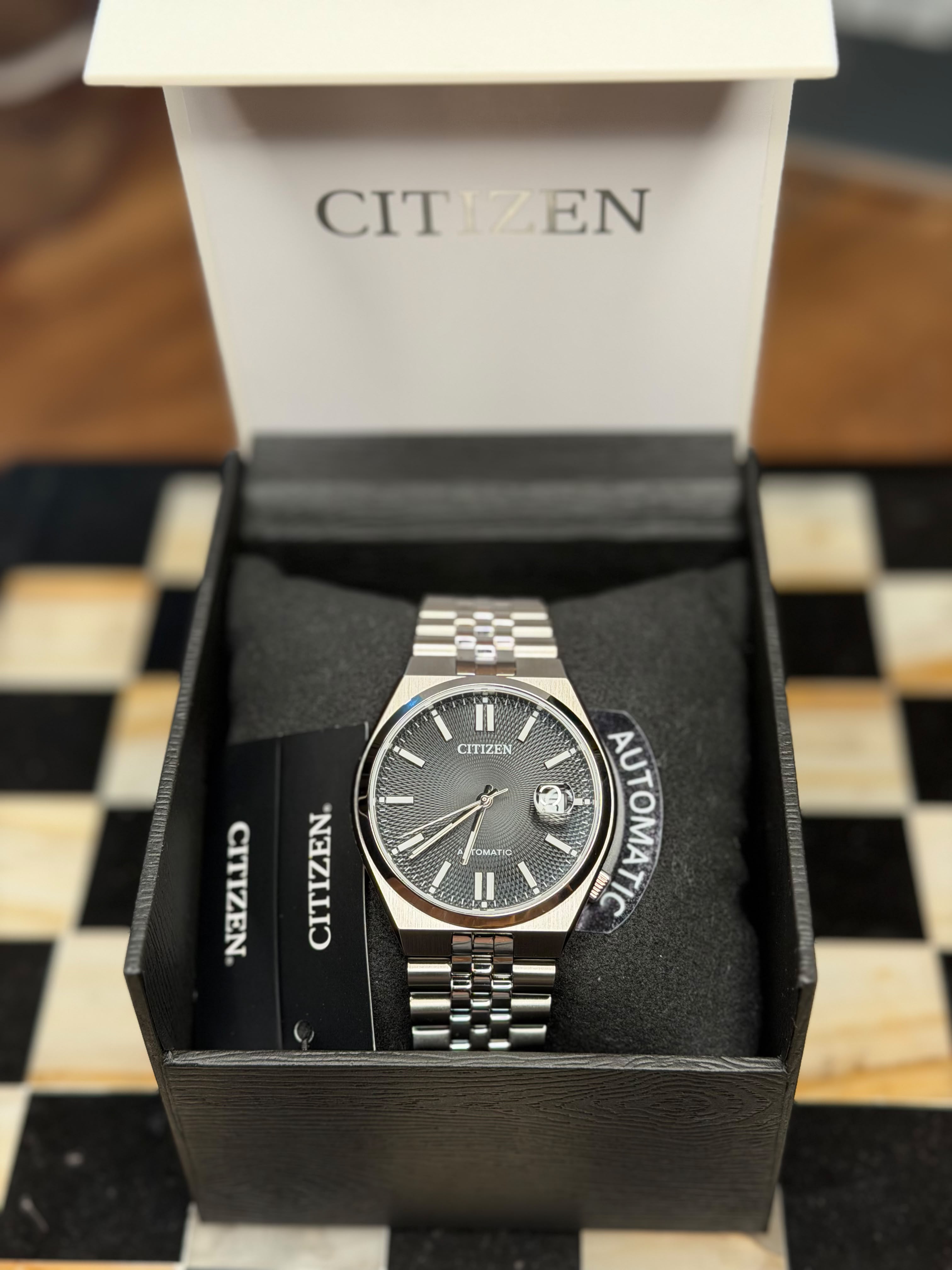Reloj Citizen Tsuyosa Automatic Black Dial - NK0020-55E